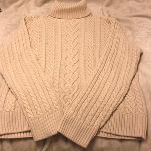 Ivory knit sweater